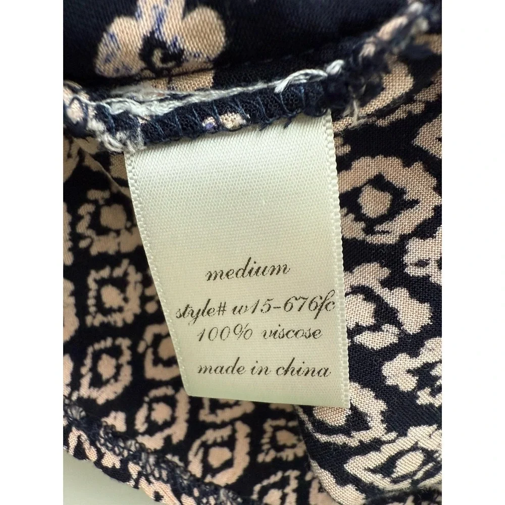 Miami Dark Floral Mini Skirt Womens Medium Y2K 90s Summer Casual Travel Twee